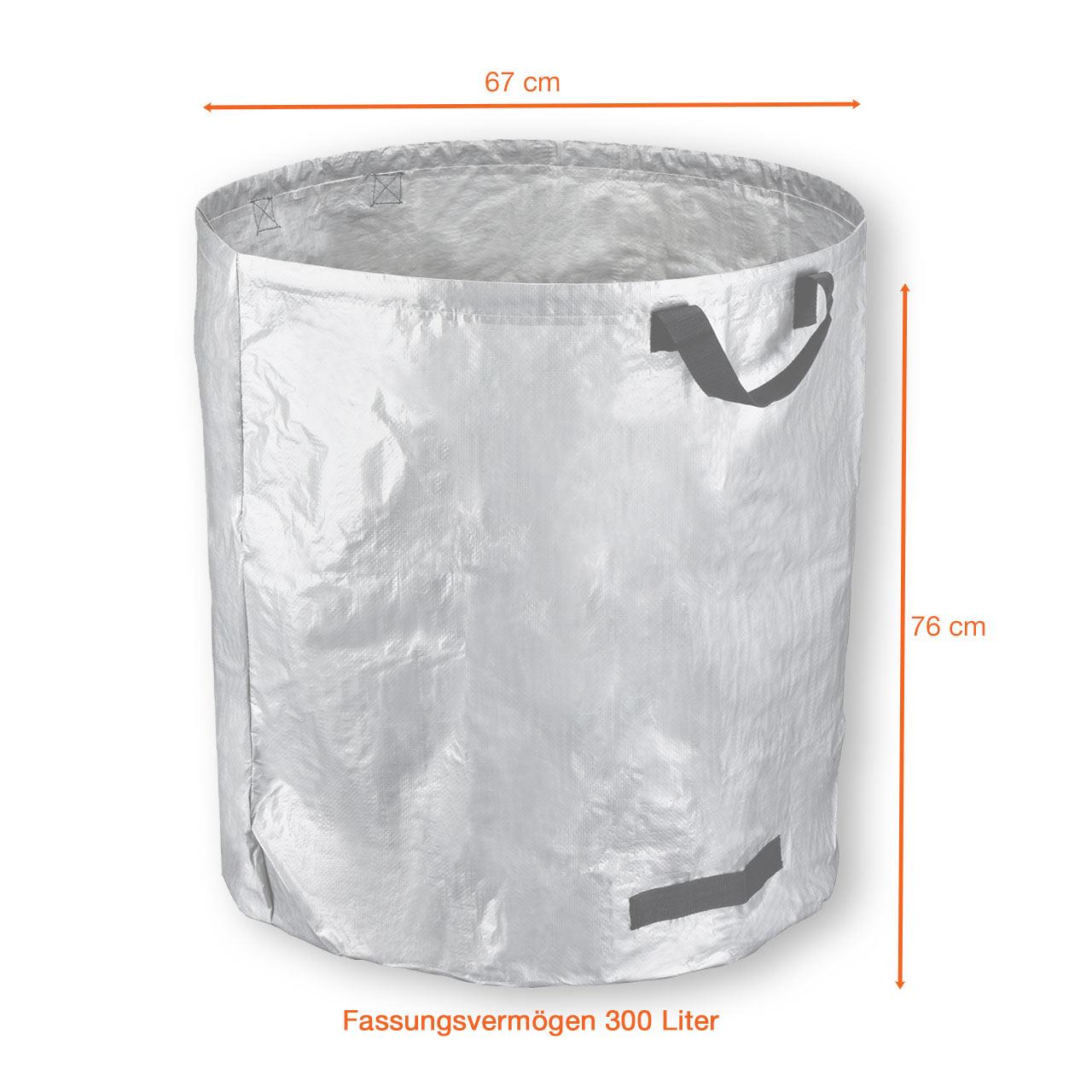 FUXTEC 300L garden waste bags/leaf bags - SET of 3 - FX-GB300