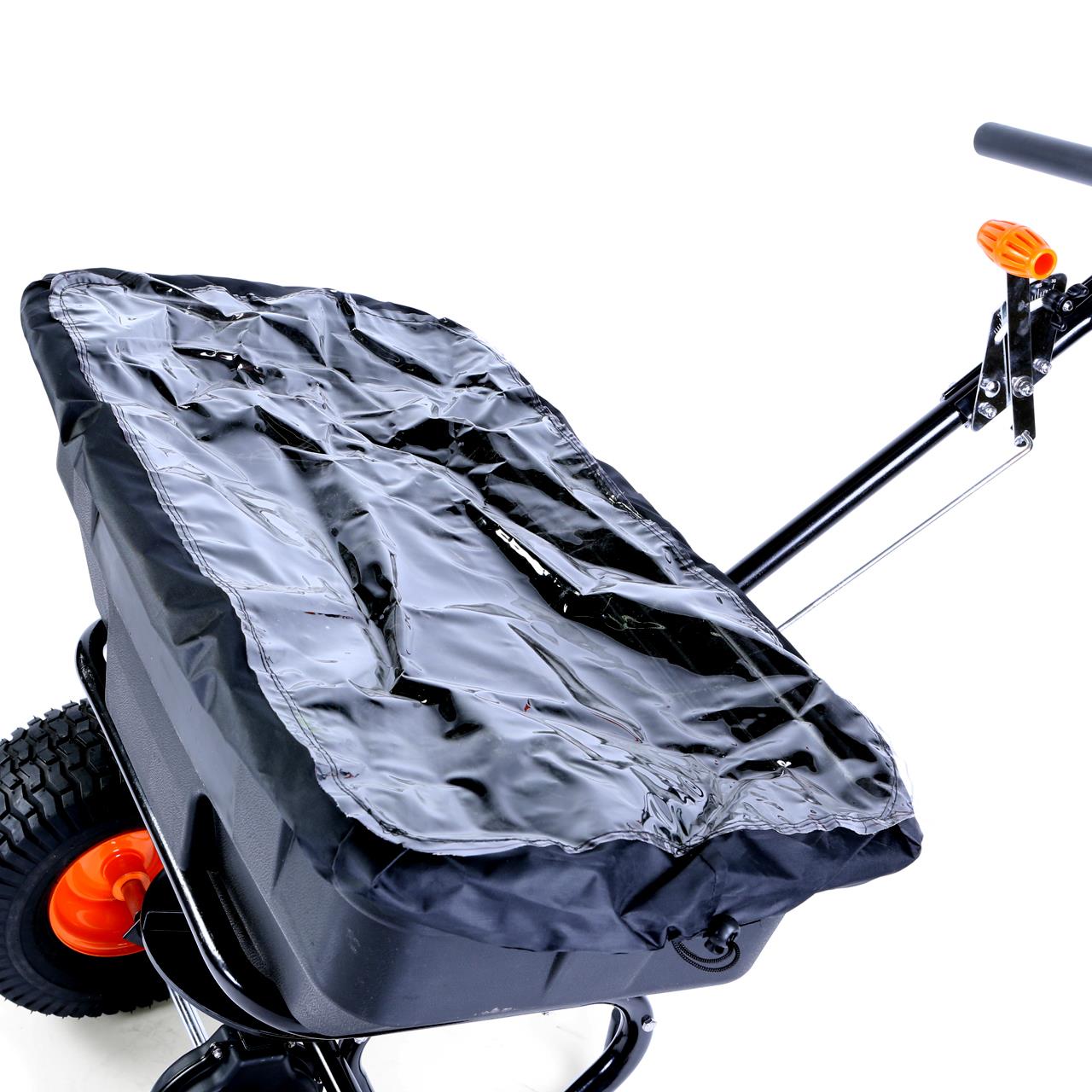 FUXTEC high-quality walk-behind spreader / centrifugal spreader / gritter spreader - for year-round use FX-GS56